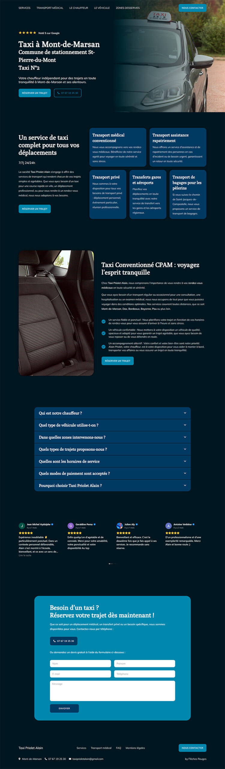 Taxi Alain priolet louis dauga